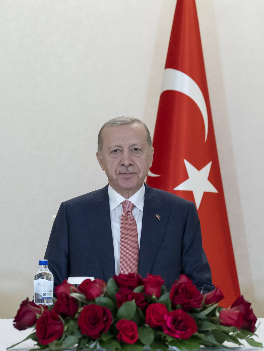 Erdoğan Aliyev ve Şerif ile üçlü toplantı yaptı 12